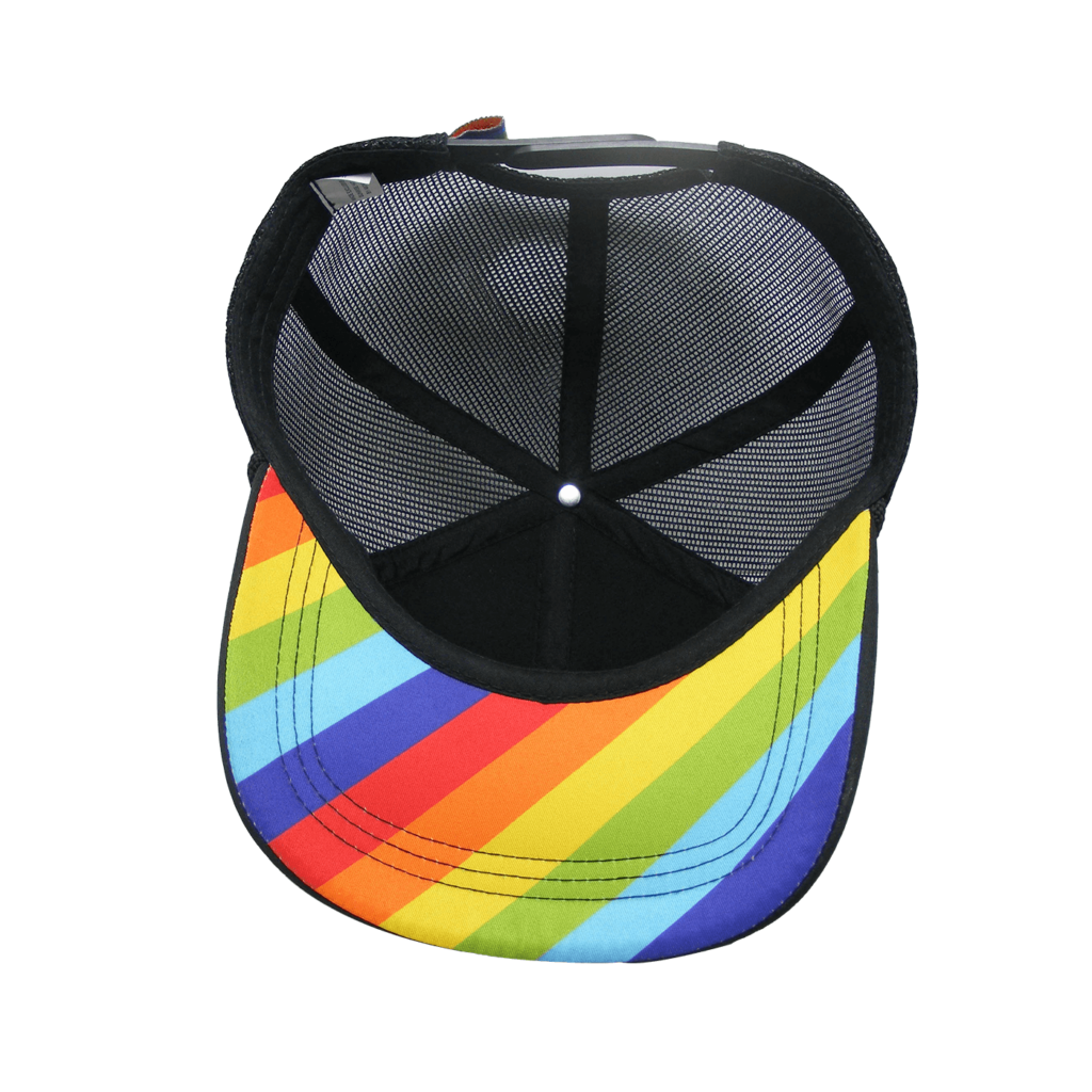 Sunrise Hat Company: Pride Black Trucker Hat